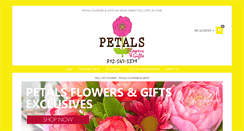 Desktop Screenshot of petalsflowerstellcity.com